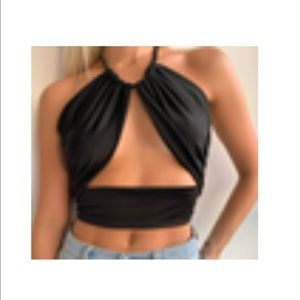 Halter crop top